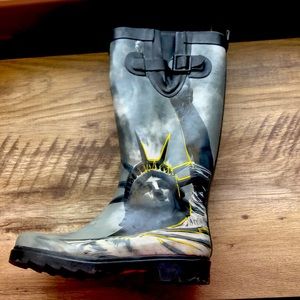 3/$12❤️Capelli Of New York Ladies Rain Boots US 6 (37)